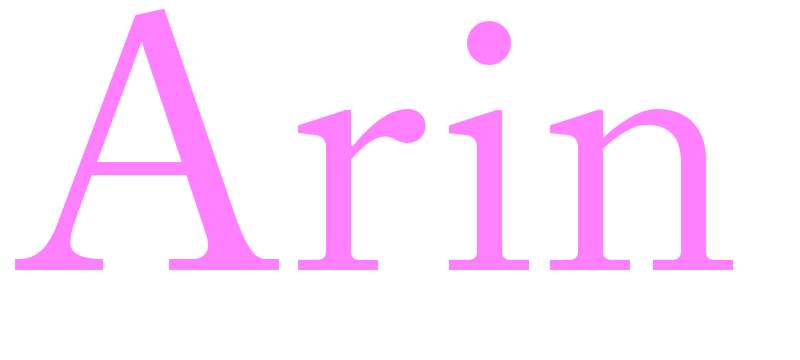 Arin - girls name