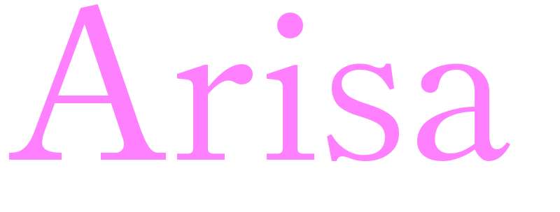 Arisa - girls name