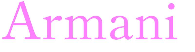 Armani - girls name