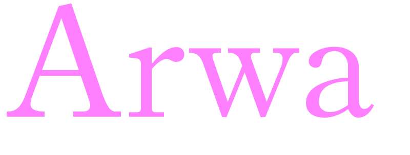 Arwa - girls name