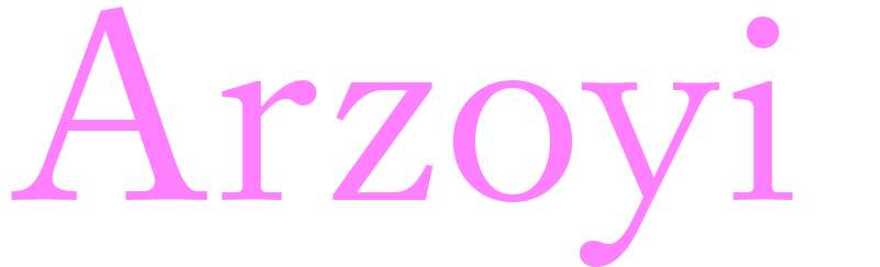 Arzoyi - girls name