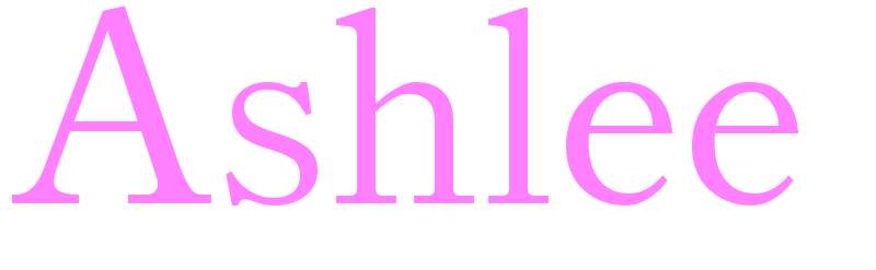 Ashlee - girls name