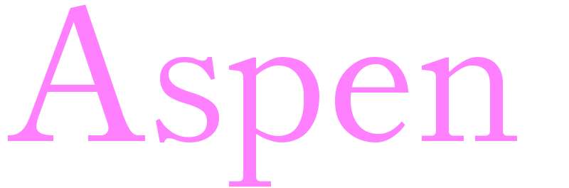 Aspen - girls name