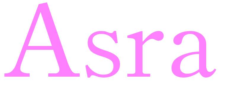 Asra - girls name