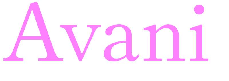 Avani - girls name