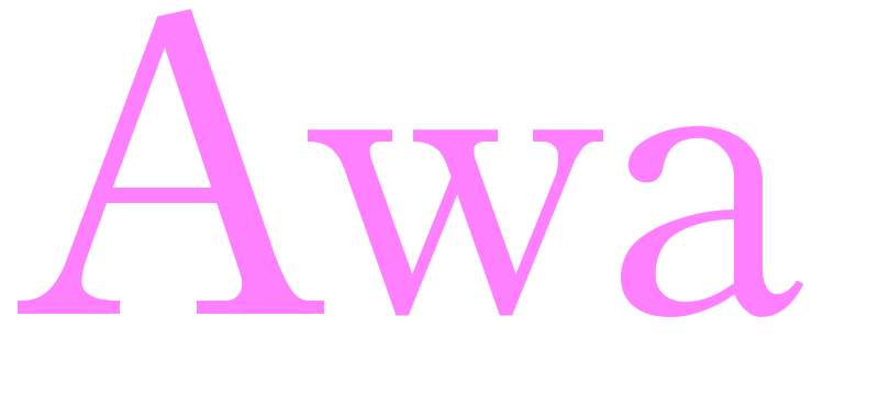 Awa - girls name