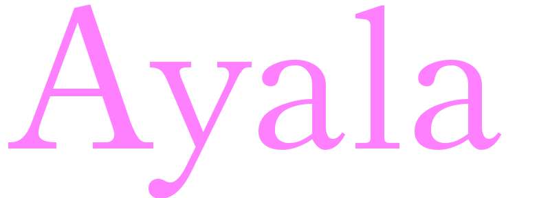 Ayala - girls name