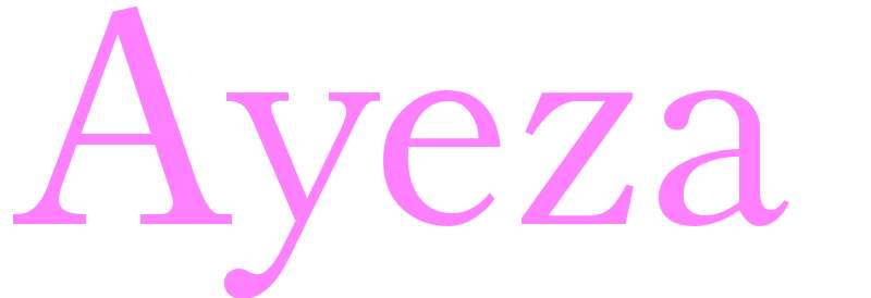Ayeza - girls name