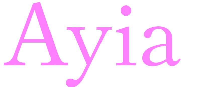 Ayia - girls name