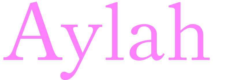 Aylah - girls name