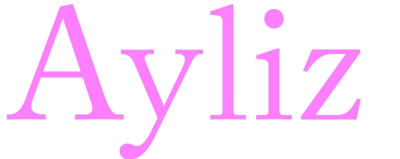 Ayliz - girls name