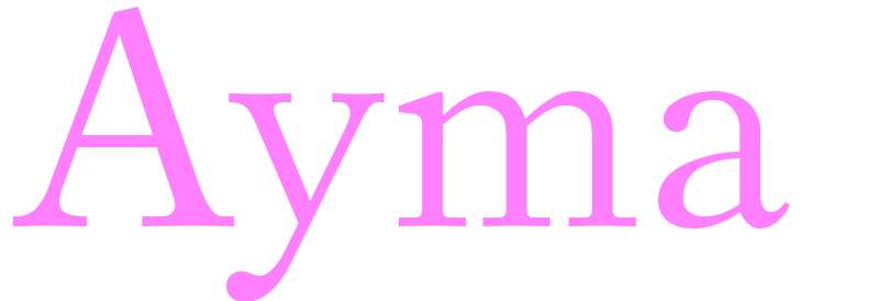 Ayma - girls name