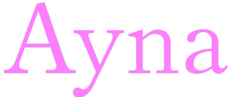 Ayna - girls name