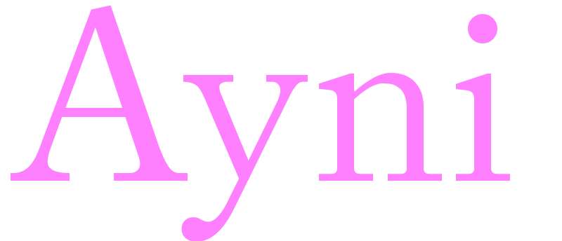 Ayni - girls name