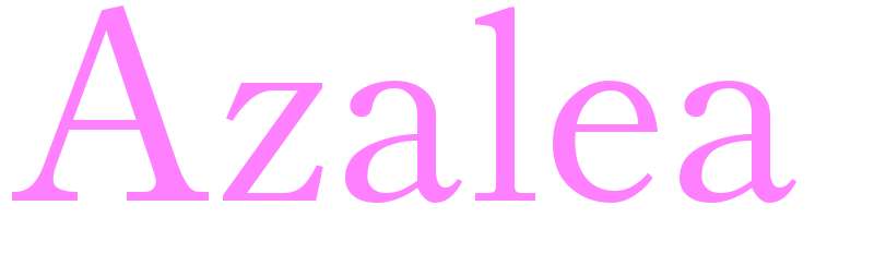 Azalea - girls name