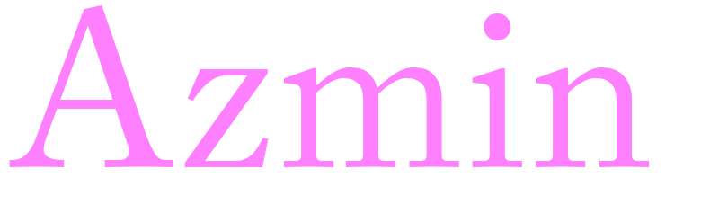 Azmin - girls name