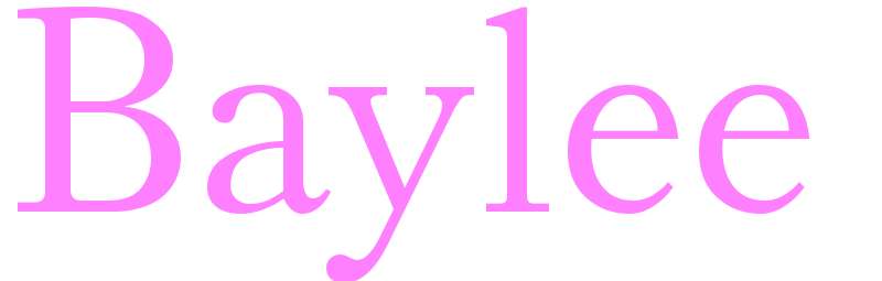 Baylee - girls name