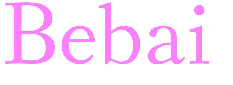 Bebai - girls name