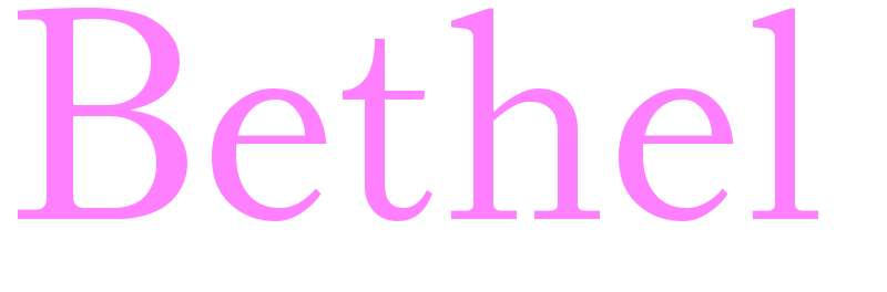 Bethel - girls name