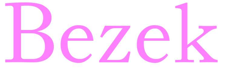 Bezek - girls name