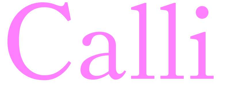 Calli - girls name