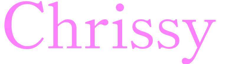Chrissy - girls name