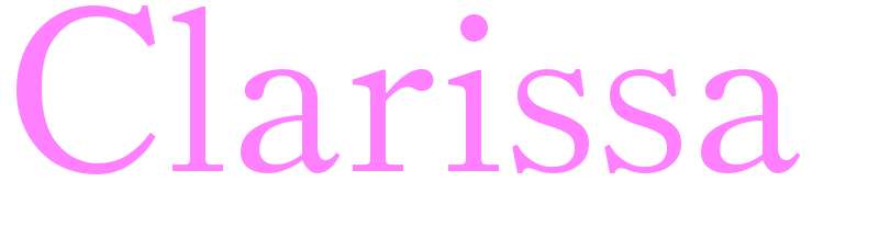 Clarissa - girls name