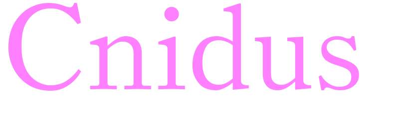 Cnidus - girls name