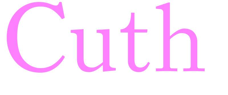 Cuth - girls name