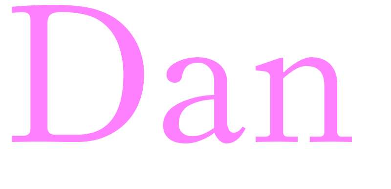 Dan - girls name