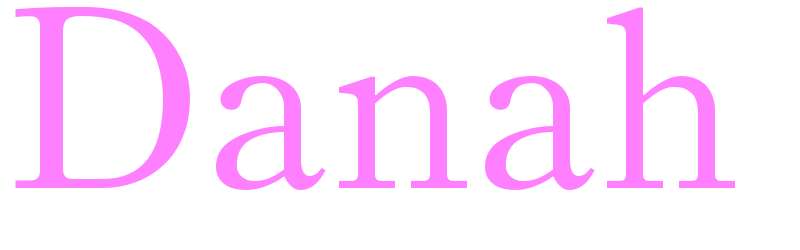 Danah - girls name