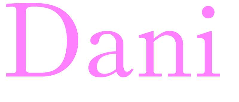Dani - girls name