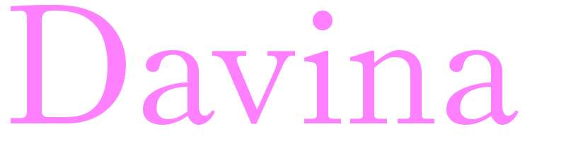 Davina - girls name