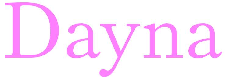 Dayna - girls name