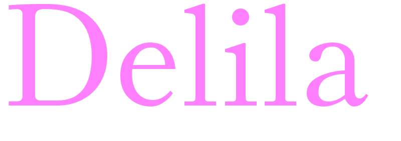 Delila - girls name