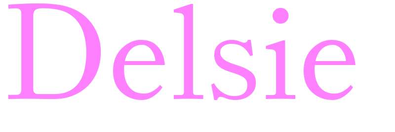 Delsie - girls name