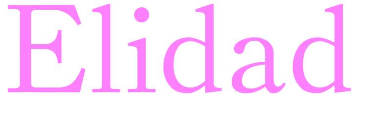 Elidad - girls name