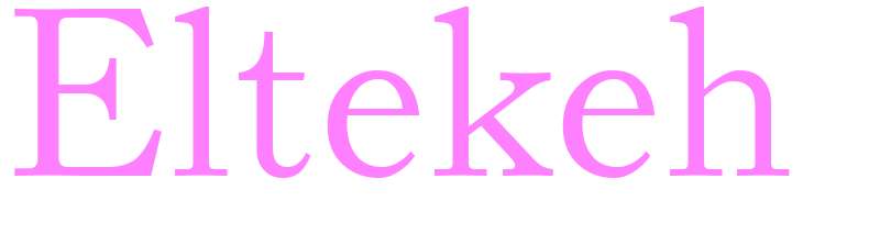 Eltekeh - girls name