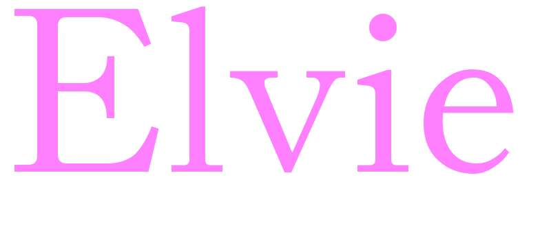 Elvie - girls name