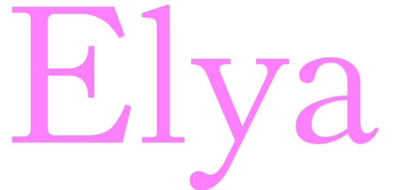 Elya - girls name
