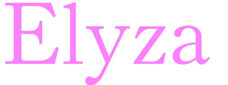 Elyza - girls name
