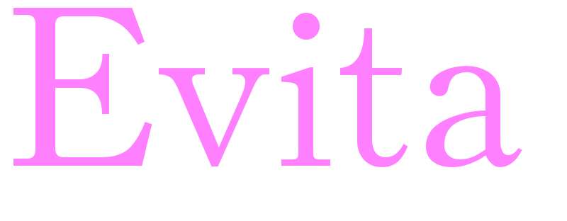 Evita - girls name