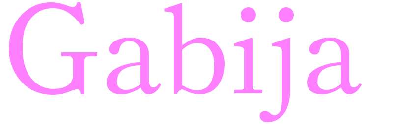 Gabija - girls name