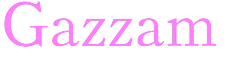 Gazzam - girls name