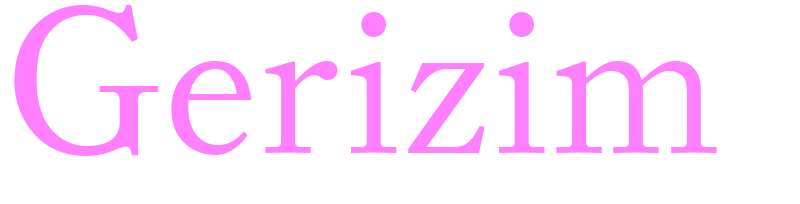 Gerizim - girls name