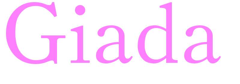 Giada - girls name