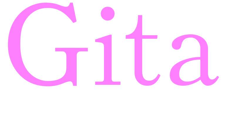 Gita - girls name