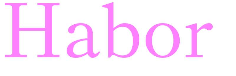 Habor - girls name
