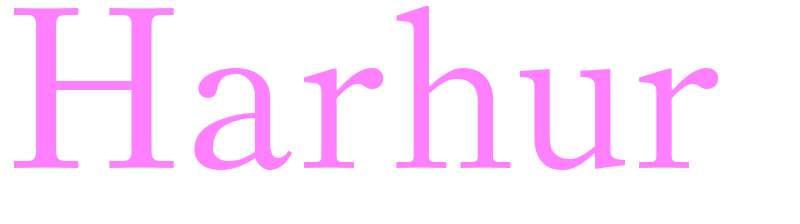 Harhur - girls name