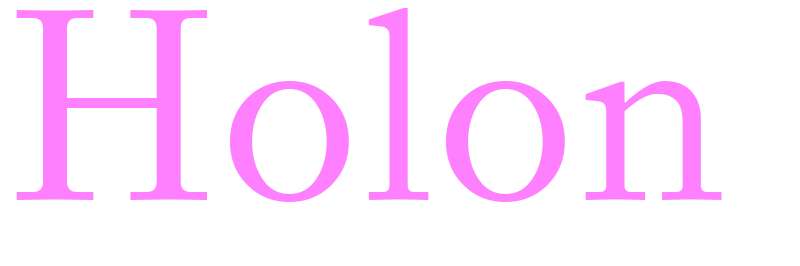 Holon - girls name
